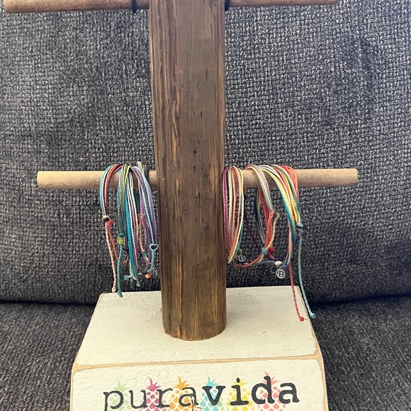 Pura Vida hand-made Wooden Tree Display - Picture 2 of 3